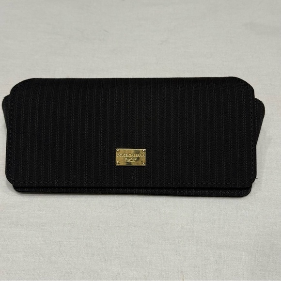 Dolce & Gabbana Black Fabric Eyeglass Case - Picture 1 of 6